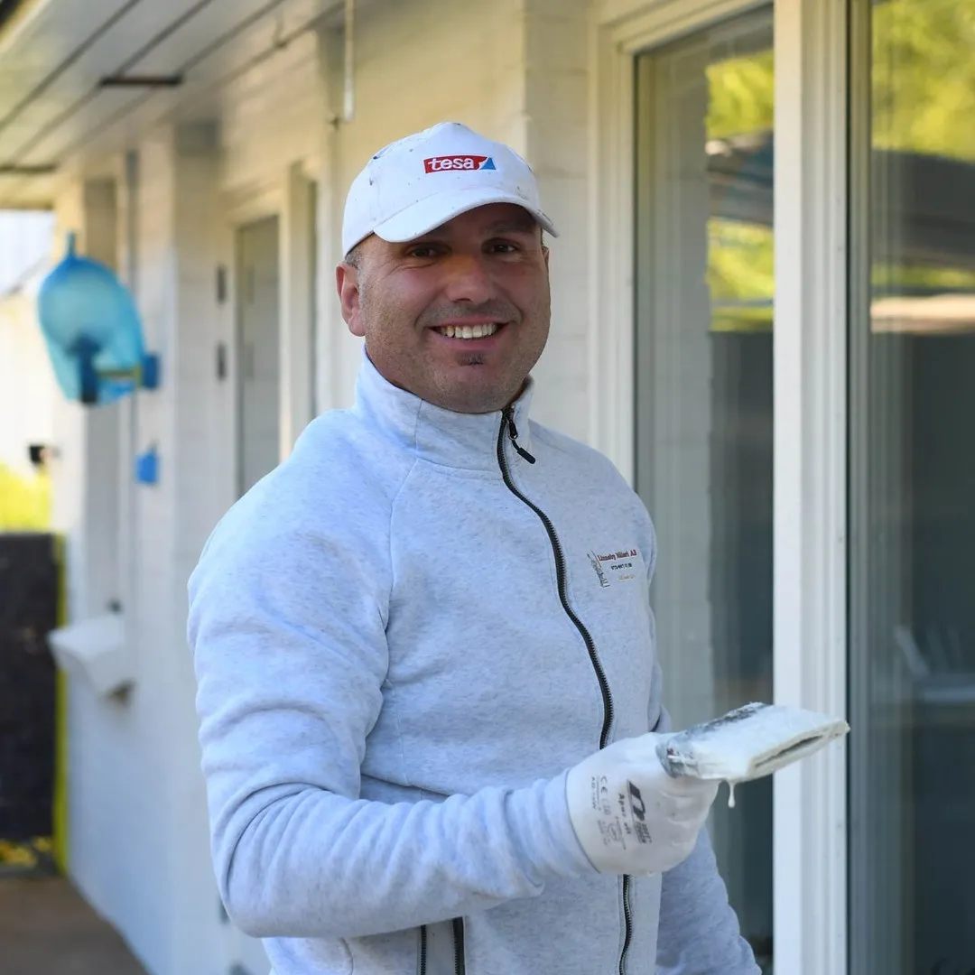Personal och utrustning för Målare